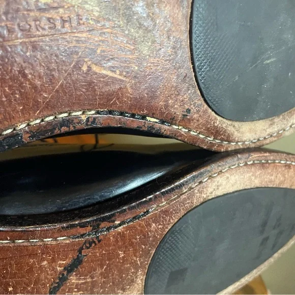 Florsheim Black Leather Size 11 #506185 Oxford Shoe - Picture 12 of 13